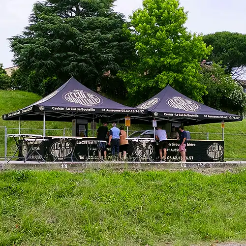 Nos buvettes pliantes