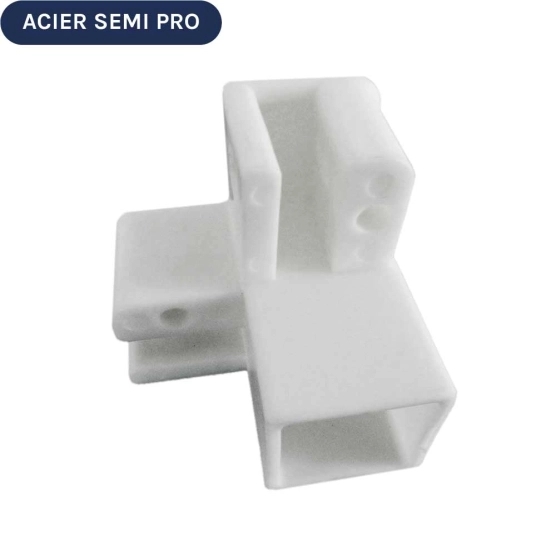 Pièce plastique N°1 pour haut de pied d'angle de barnum Acier Semi-Pro