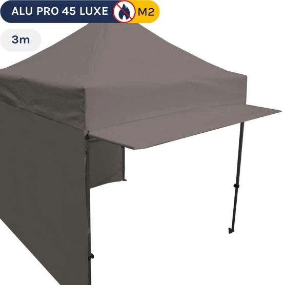 Casquette taupe extension soleil pour barnum pliant Alu Pro 45 LUXE