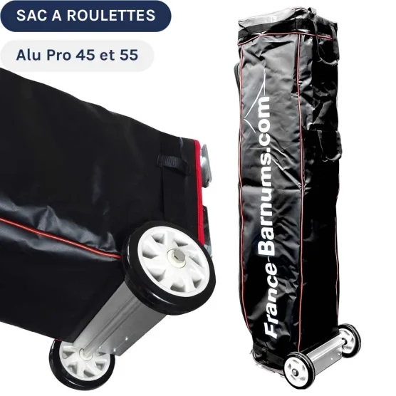 Sac de transport à roulettes pour tente pliante