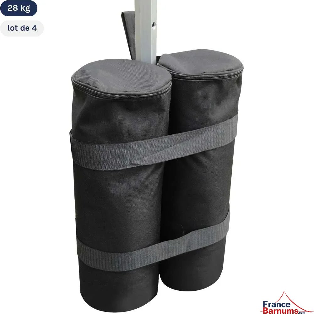 Pack de 4 SACS DE 28KG à remplir pour barnum pliant