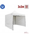 Maciag Offroad Tente Paddock 3x3 m SEND TENT. Standard, sans cloisons -  Noir/Blanc