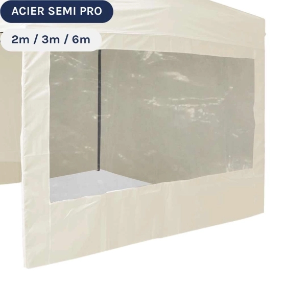 Mur Fenêtre beige - Polyester enduction PVC 200gr/m²