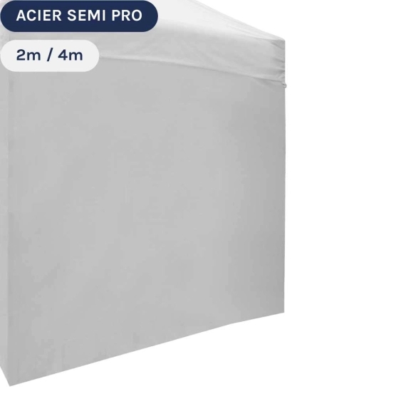 Paroi de 2m Pleine  - Tissé polyester 180gr/m²