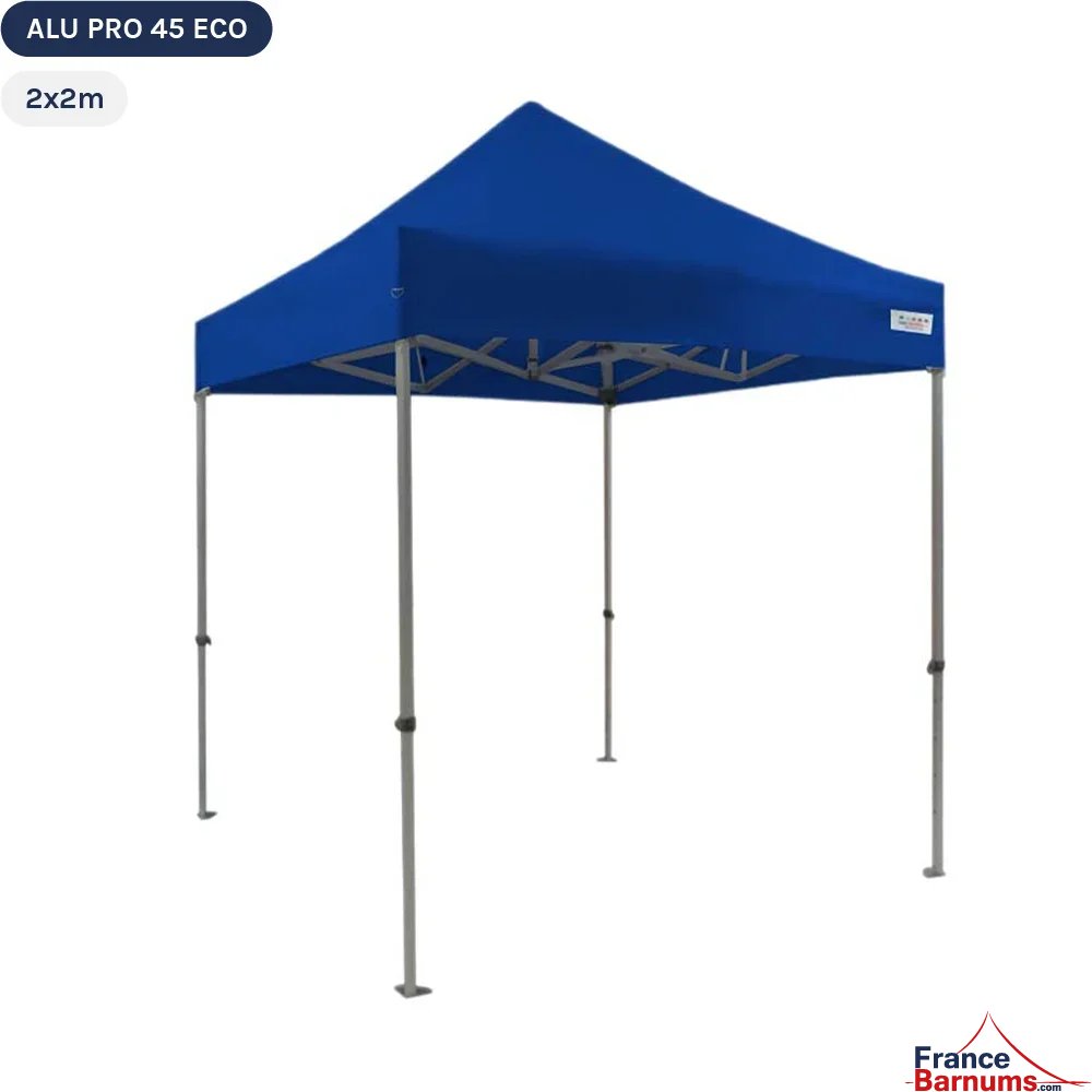 Tente pliante Alu Pro 45 ECO 2mx2m BLEU