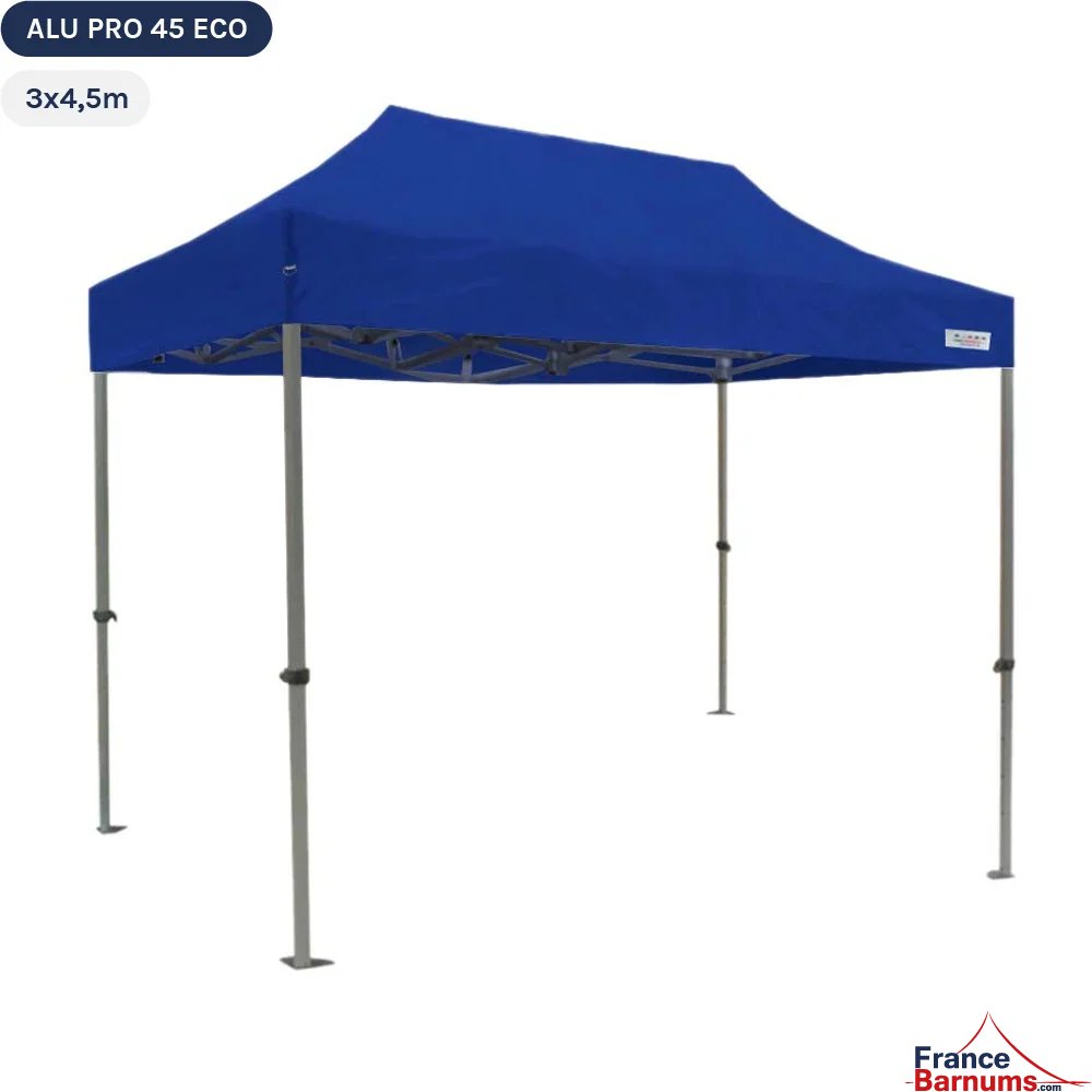 Tente pliante Alu Pro 45 ECO 3mx4,5m BLEU