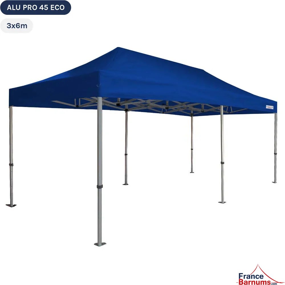 Tente pliante Alu Pro 45 ECO 3mx6m BLEU