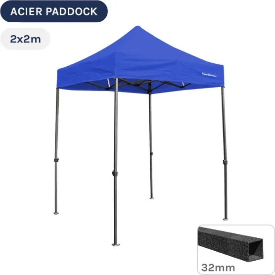 Barnum Pliant - Tente Acier Paddock 2mx2m BLEU