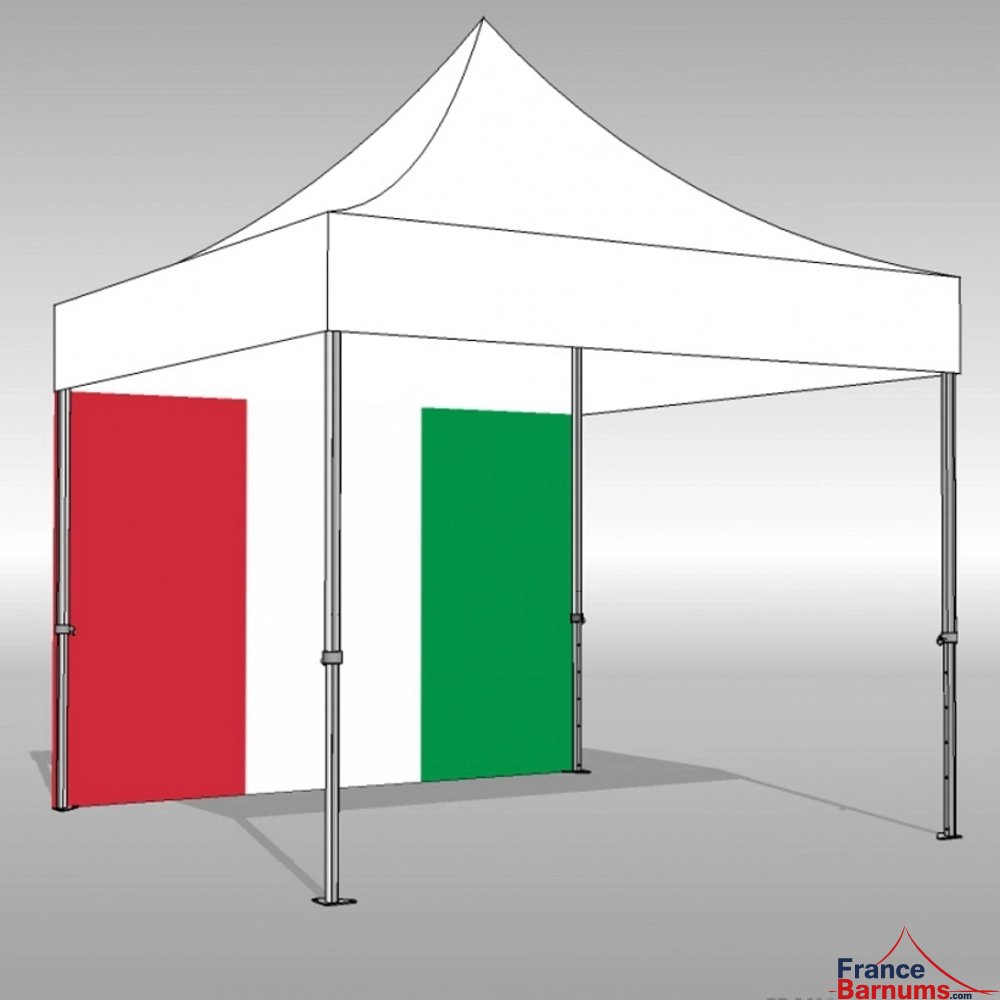 Paroi "Drapeau Italien" en 3m ou 4,5m