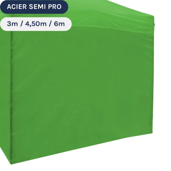 Paroi de 3m Pleine Anis - Tissé polyester 110gr/m²