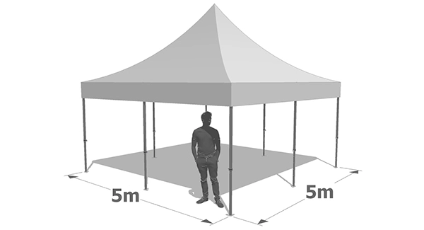 Barnum 5x5m