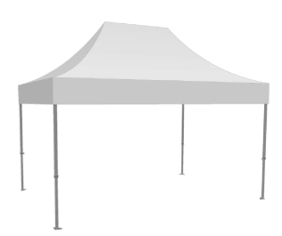 Structure et toit de barnum pliant ALU PRO 55 PRESTIGE 3x4m5