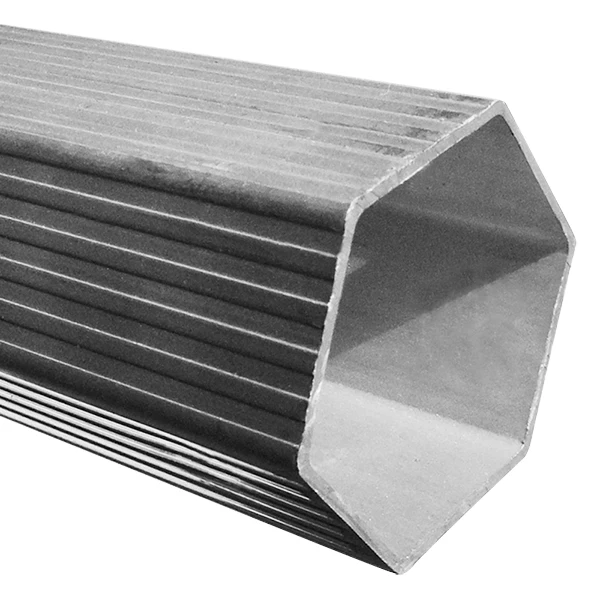 Structure en aluminium de section hexagonale 55mm - épaisseur 2mm, gamme de barnum pliant ALU PRO 55 AUVENT