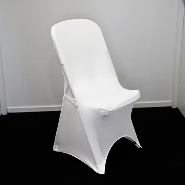 housse de chaise extensible blanche