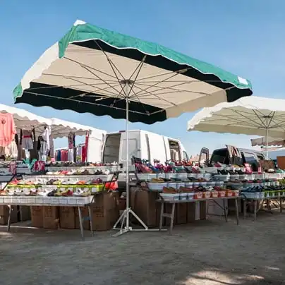 Parasols de marché